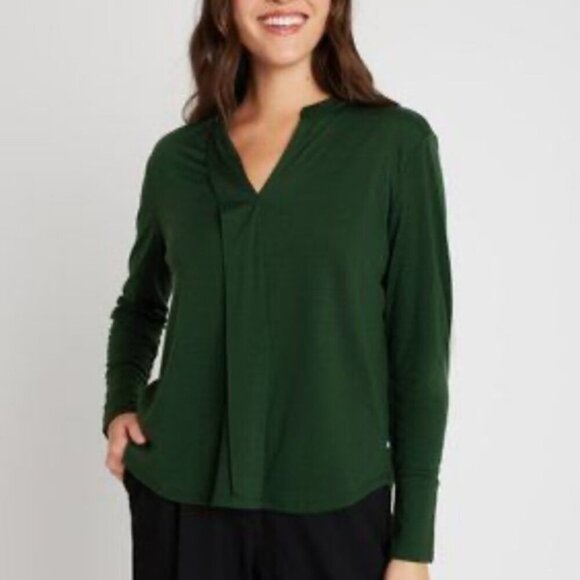 Kit & Ace merino jersey top sz XS relaxed - Picture 2 of 5